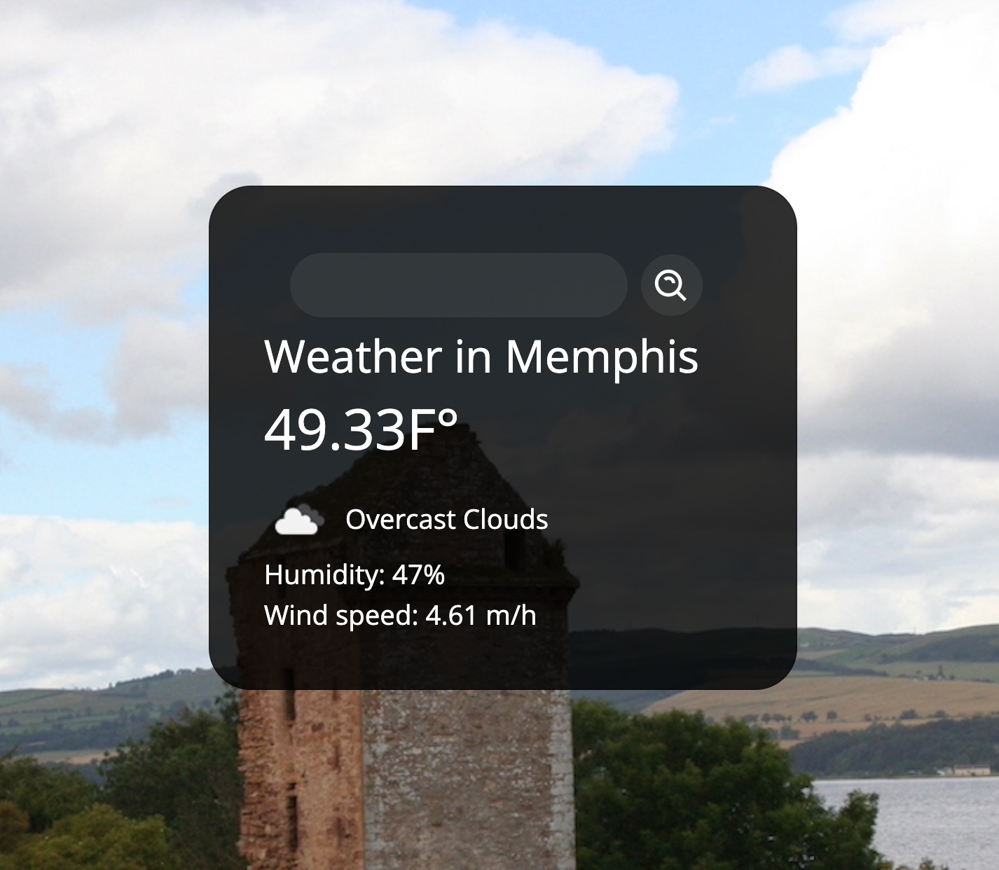 Worldwide weather app